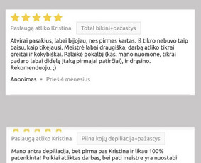 Depiliacija vašku vyrams ir moterims / Kristina Ž. / Darbų pavyzdys ID 4159054