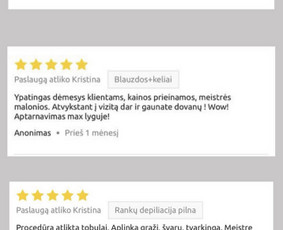 Depiliacija vašku vyrams ir moterims / Kristina Ž. / Darbų pavyzdys ID 4159058