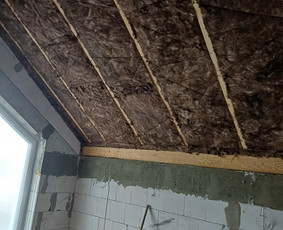 Stogų šiltinimas - Šiltinimas vata, pertvarų, osb ir gipso plokščiu montavimas - 2