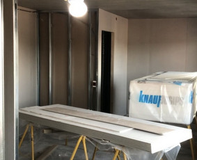 Statybos, apdaila - Gipso kartono montavimas - 4