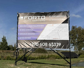 Lauko reklamos kūrimas - Ui/ux / Grafikos dizainas / Logotipai / Web dizainas / - 1
