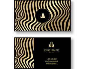 Vizitinių kortelių maketavimas - Grafinis dizainas, vizitinės, logo, plakatai, baneriai, Di - 1