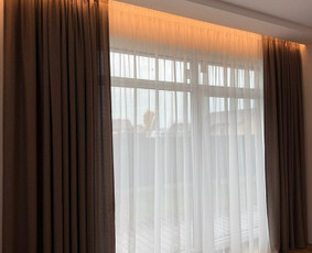 Apranga, papuošalai, aksesuarai - Užuolaidų, romanečių siuvimas,audiniai, bėgeliai,karnizai - 4