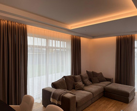 Apranga, papuošalai, aksesuarai - Užuolaidų, romanečių siuvimas,audiniai, bėgeliai,karnizai - 3