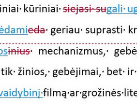 Publicistinių straipsnių redagavimas - Įvairių tekstų, knygų, leidinių redagavimas - 1