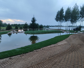 Tvenkinių, prūdų kasimas, valymas - Visi žemės kasimo lyginimo,planiravimo darbai. - 3