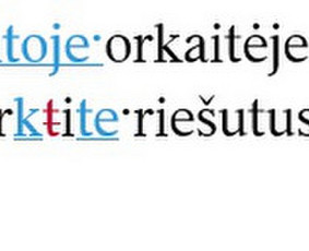 Klaidų taisymas - Įvairių tekstų, knygų, leidinių redagavimas - 1