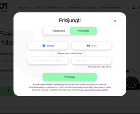 Atsiperkančių Interneto Svetainių Kūrimas / Ux / Ui / Seo / Privatepixel / Darbų pavyzdys ID 4161134