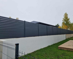 Skardinės tvoros - Tvoros - Vartai - Varteliai - Automatika - Konsolės - 2