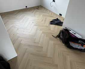 Laminato, vinilo (click sistema) klojimas, išlyginamasis / DASS grindų sprendimai / Darbų pavyzdys ID 4161944