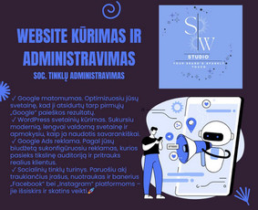 Internetas, IT - Web kūrimas,administravimas(+soc. admin.)seo, ads - 1