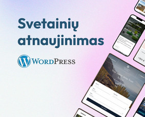 Svetainių dizainas (web design) - Atrodykite geriau nei konkurentai – su nauja svetaine. - 1