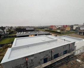 Plokščių Stogų Dengimas Pvc, Epdm ir bitumine Danga / Tvirti stogai / Darbų pavyzdys ID 4162846