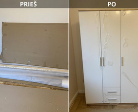 Terasos alyvavimas - Virtuvių ir kitų korpusinių baldų surinkimas - 1