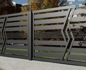 Metalinės tvoros - Metalinės tvoros,kiemo vartai,garažo vartai( durys) - 1