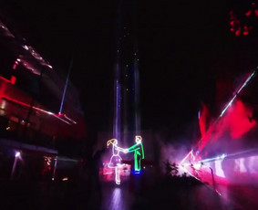 Pasirodymai, šou renginiams - Lazerių šou - 1