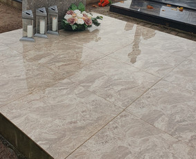 Paminklo, tvorelių atnaujinimas - Prižiūriu kapus laistau, sodinu gėles, raviu ir t. - 2