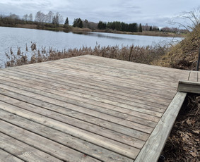 Kiemo, aplinkos apželdinimas - Šlaitų.pakrančių tvirtinimas.lieptai.aplinkos tvarkymas - 4