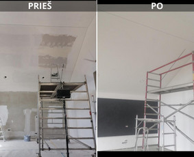 Glaistymas, dažymas ir vidaus apdailos darbai / Jonas / Darbų pavyzdys ID 4165782