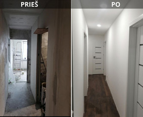 Glaistymas, dažymas ir vidaus apdailos darbai / Jonas / Darbų pavyzdys ID 4165784