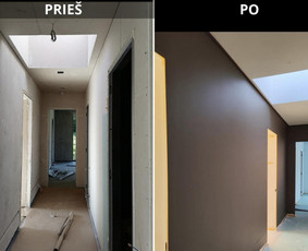 Statybos, apdaila - Glaistymo, dažymo, dekoravimo, bei kiti vidaus apdailos darb - 1