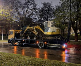 Žemės kasimas, lyginimas - Račioko,bobcat,mini ekskavatoriaus nuoma - 3