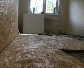 Laminato klojimas - Vonios kambario-toleto įrengimas, kapitalinis remontas - 3