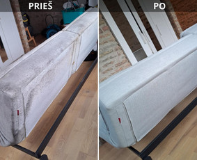 Valymo paslaugos - Minkštų baldų, kilimų ir kiliminių dangų valymas. - 1