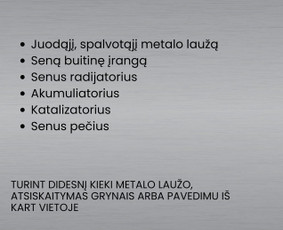 Metalo laužo supirkimas - Metalo laužo supirkimas - 2