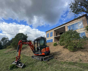 Mini ekskavatoriaus nuoma - Visi žemės kasimo darbai - 4