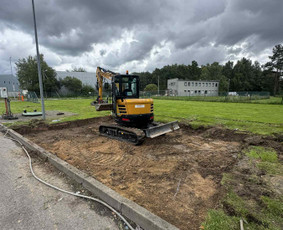 Mini ekskavatoriaus nuoma - Visi žemės kasimo darbai - 3