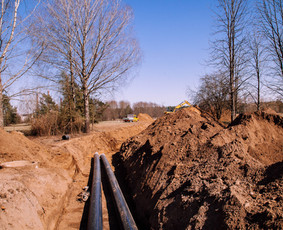 Tranšėjų kasimas - Vandentvarkos rangos, kasimo, infrastruktūros ir kt. darbai - 1