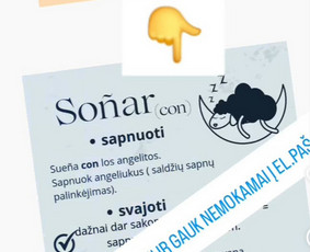 Ispanų kalbos kursai, pamokos - @Ispanugyvai. Ispanų kalbos mokymai - 3