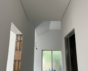 Laiptinių remontas - Gipso kartono montavimas - 2