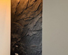 Interjero dekoravimas - Sienų dekoravimas, uolos imitacija / tapyba ant sienų - 2