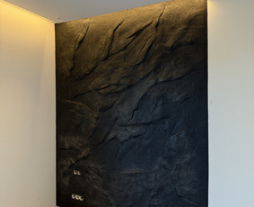Interjero dekoravimas - Sienų dekoravimas, uolos imitacija / tapyba ant sienų - 1