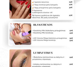 Blakstienų laminavimas - Prof. Blakstienų priauginimas - 2