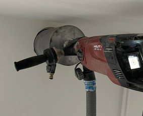 Statybos, apdaila - Skylių grežimas - 1