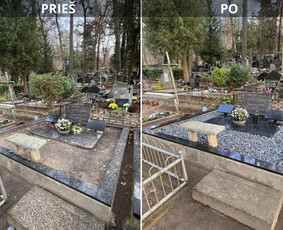 Kapų tvarkymas, priežiūra - Angelų vizija - kapų tvarkymas - 2