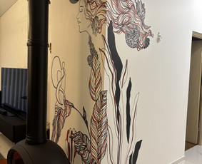 Piešimas/tapymas ant sienų, murals, piešimas ant stiklo / Samanta Lukauskaitė / Darbų pavyzdys ID 4173037
