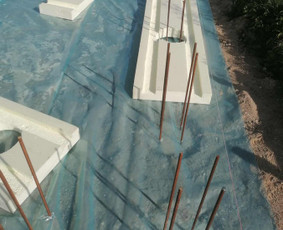 Mūro darbai, mūrijimas - Pamatų + mūro darbai + gipsas + apdaila - 1