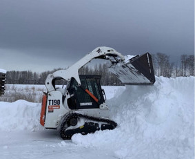 Žemės kasimas, lyginimas - Bobcat nuoma žemes lyginimas keliu irengimas - 1