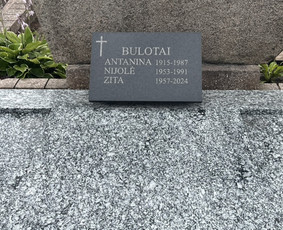 Paminklai, meniški antkapiai, granito plokštės / Kauno Antkapiai / Darbų pavyzdys ID 4173933