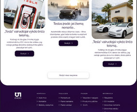 Svetainių dizainas (web design) - Modernūs dizainai įmonių įvaizdžiui. Greitas padarymas. - 1