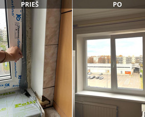 Langų, durų apdaila - Apdailos darbai, kosmetinis/kaptitalinis remontas - 2