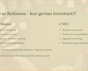 Komunikacija socialiniuose tinkluose - Seo paslaugos: auditas, optimizavimas, abonementas - 1