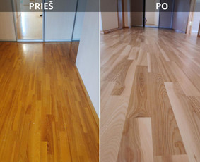 Statybos, apdaila - Grindų šlifavimas,lakavimas.alyvavimas.remontas - 2