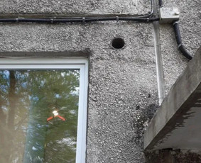 Skylių gręžimas, angų pjovimas - Skyliu grezimas.mini rekuperatoriu montavimas. - 4