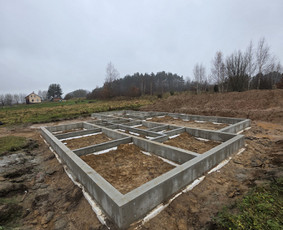 Pamatų liejimas, įrengimas - Pamatų, atraminių sienelių liejimas, polių gręžimas, Cfa - 2