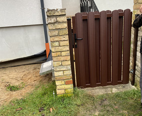 Vartų automatika, montavimas - Vartu,varteliu gamyba,montavimas,banketės stulpu betonavimas - 3